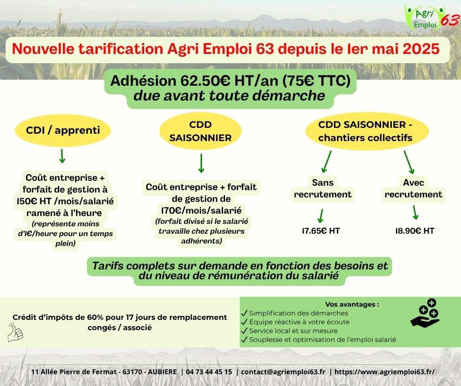 Actualit : 📢 Nouvelle politique de facturation – En vigueur depuis le 1er mai 2025