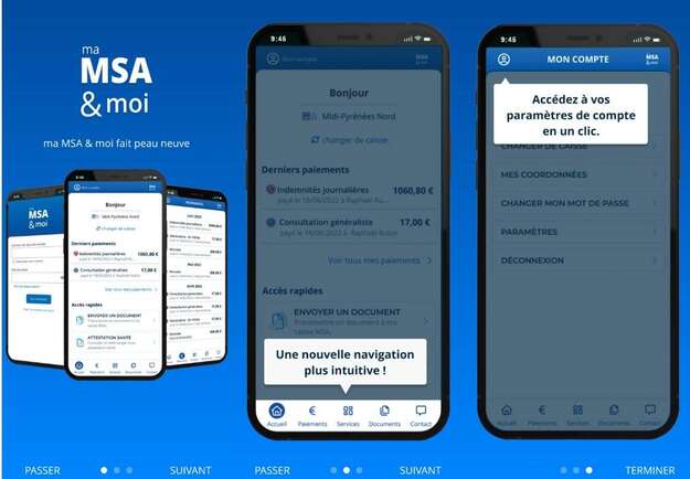 Photo de l'actualit MSA : L'application mobile ma MSA & moi