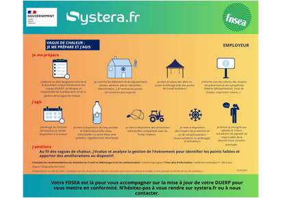 Vignette de l'acutalit� CANICULE - Rappel des obligations des employeurs agricoles