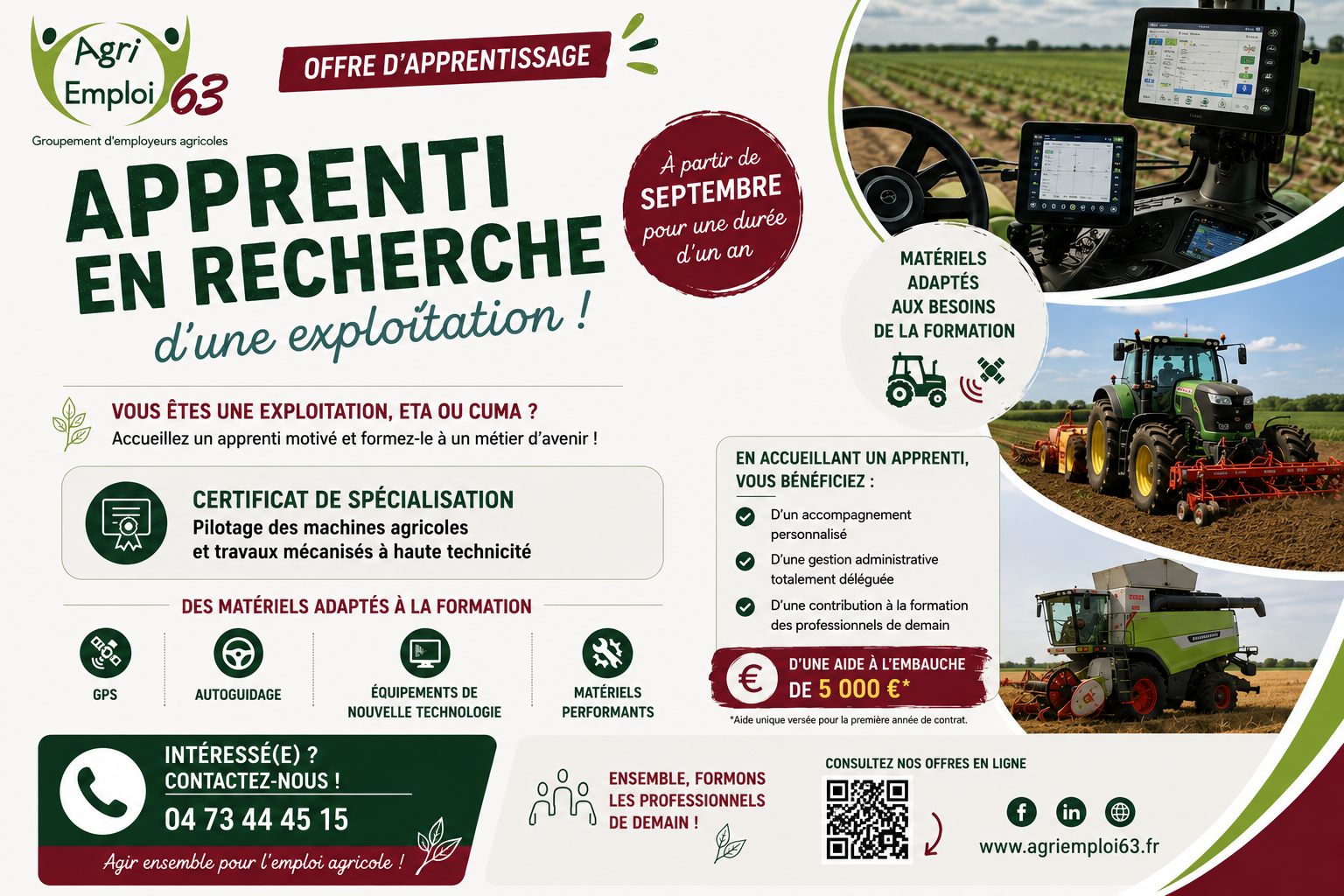 Actualit� : Vous recherchez un apprenti ? 