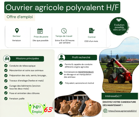 Photo de l'actualit� Ouvrier polyvalent d’�levage F/H 
